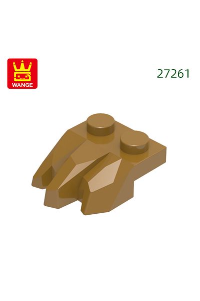 Choice حوالي 135 قطعة 4. الأرض البرتقالية Wange135 قطعة / المجموعة 27261 خاص 2 × 3 لوحة مع الصخور بناء كتل Moc