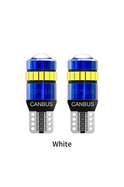 KALADA لوحة عدادات عكسية بديلة من أوبرا بيضاء مكونة من قطعتين W5W 3030 3014 SMD للسيارة T10 LED 194 168 Wedge