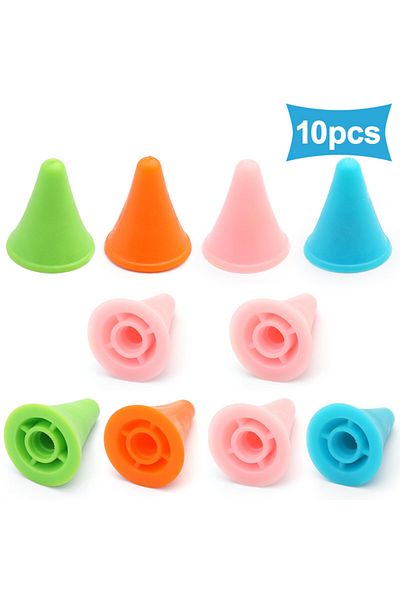 Choice 10pcs Imzay 10/20/30 Pcs Mixed Color Sewing Needle Finger Protector Knitting Needles Point Stoppers