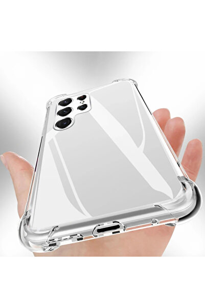 Choice جراب شفاف مقاوم للصدمات لهاتف سامسونج S22 ألترا، متوافق مع S23، S22 أل...