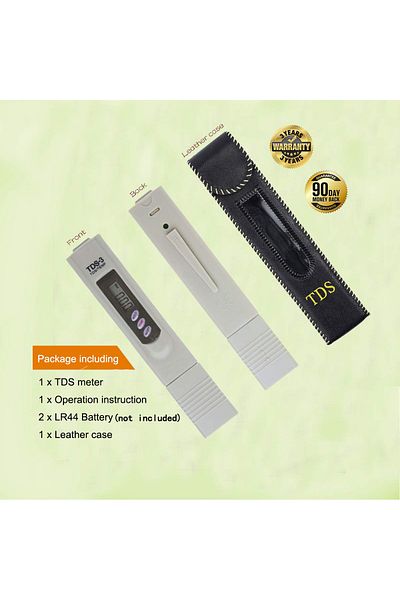 LPPCOLTD Without Battery Digital Tds Meter Water Tester Ppm Water Quality Pen Measuring Range 0-9999 Ppm Idea