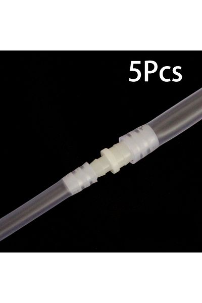 Choice 5pcs Plastic Flexible Hose Connector Barb Reducer Fitting Adapter Splicer Joint Water Pipe Repair...