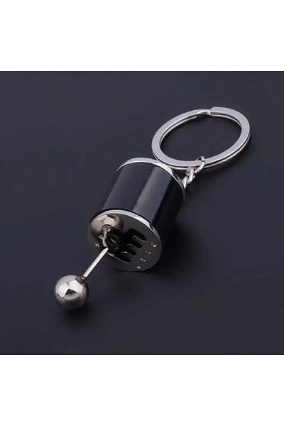 Choice Black Mini Turbo Turbocharger Keychain Car-styling Keyring Gear Gearbox Pendant Keychain Stick Knobs