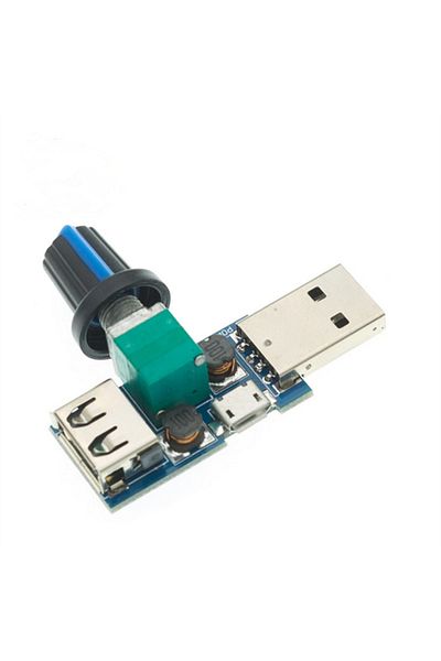 AOKIN Mini USB Fan Governor Wind Speed Controller Air Volume Regulator Cooling Mute Multi Function Fan ...