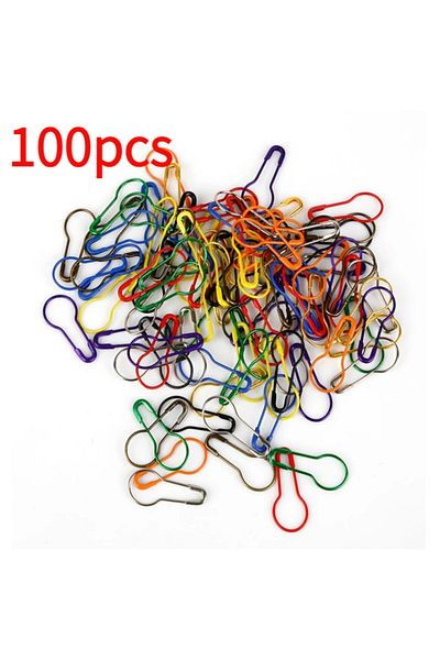 Choice 100pcs Mix Color Colorful Knitting Crochet Locking Stitch Marker Hangtag Safety Pins Diy Sewing Tool