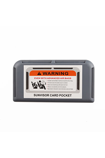 Choice منظم واقي الشمس للسيارة باللون الرمادي، حامل بطاقة وقوف السيارات المؤق...