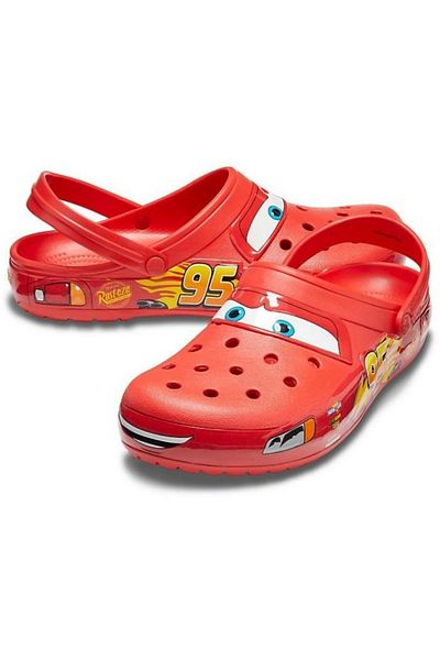 BANDAI M7-W9 39-40 Mcqueen New Aoger Lightning Mcqueen Pixar Cartoon Solid Waterproof Slippers Beach Sh