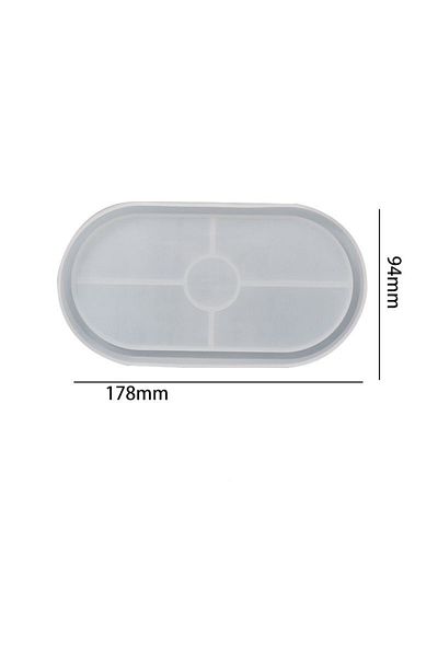 Choice Oval Mold Oval Silicone Resin Mold - User-friendly, Durable Diy Craft Tool For Jewelry & Home Décor,