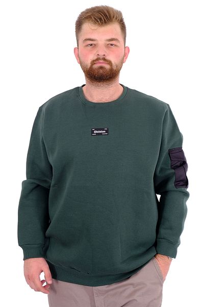 ModeXL Ανδρικό φούτερ - Mode XL, Μεγάλο μέγεθος, 3 κλωστές, DIVISION U24548 Nefti