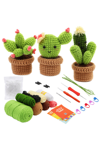 Choice مجموعة أدوات الكروشيه من IMZAY للمبتدئين من النوع 4 مع فيديو تعليمي خط...