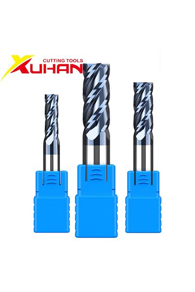 Xuhan tools 6x6dx50l-4f 1pcs Hrc50 1 2 3 4 5 6 8 10 Carbide End Mill Milling Cutting Tools Alloy Tungsten Steel
