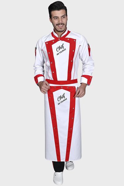 Üniformanya Chef Dress - Name Gift, Chef Jacket & Clothes, Chef Cook Jersey