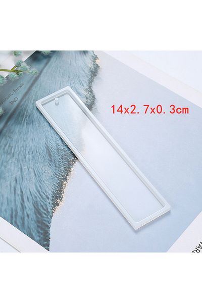 PUSH PRESENT 01 Rectangle Silicone Bookmark Resin Mold Diy Bookmark Mold Making Epoxy Resin Jewelry Diy Craft Sil