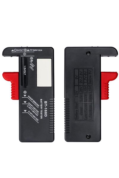 Choice Bt-168d Digital Battery Volt Tester,universal Digital Lcd Aa/aaa/c/d/9v/1.5v Button Cell Battery Vol