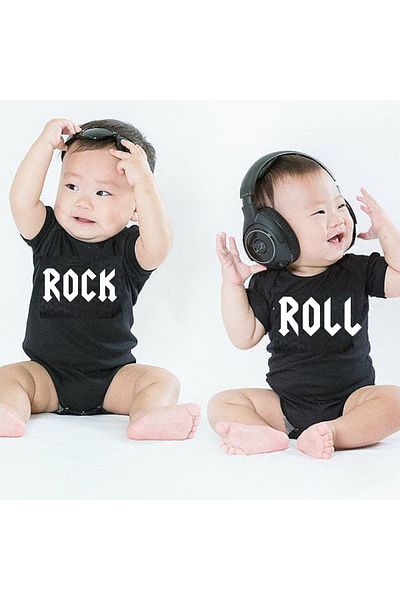 venüsdijital Rock Roll Twin Baby Body - Zibin (Set of 2)