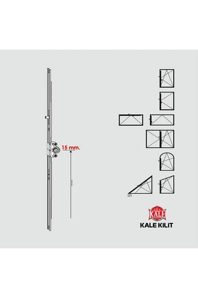 KALE 15 mm Hub 750-1115 mm Double Opening Front Spanish (Must Read Description)