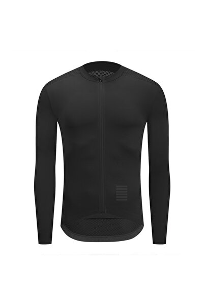 Choice1 Asia L(EU M) YLJZ205 أسود YKYWBIKE قميص ركوب الدراجات للرجال بأكمام طويلة صيفي ربيعي تي شيرت طويل