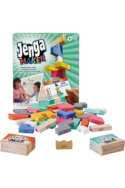 KdrElektronik F4528 Kids Jenga Maker Balance Game