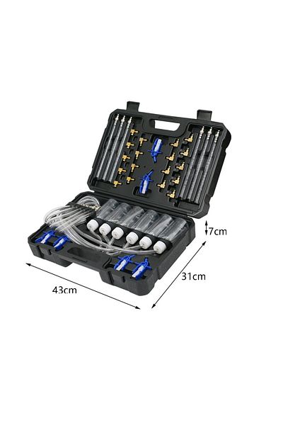Choice Diesel Injector Flow Meter Test Set Auto Repair Tools for Vehicle Truck Fuel Injector Oil Injecto...