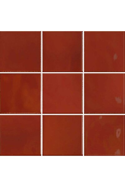VitrA 10x10 Retromix Fon Lava Kırmızı Parlak Duvar Karosu K94842580001VTE0