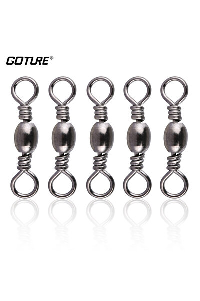 Choice خطافات صيد Goture 200 قطعة دوارة دوارة للصيد من الفولاذ المقاوم للصدأ ...