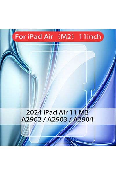 DANYCASE Ipad Air 11 M2 2pcs Tempered Glass Films For 2024 Ipad Air 11/13 M2 Pro 11/13 M4 Screen Protector Fo