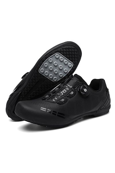 AILIDUN 44 rubber black Men Non Locking Mountain Bike Shoes Without Cleats Road Bicycle Rb Speed Non Cleat C
