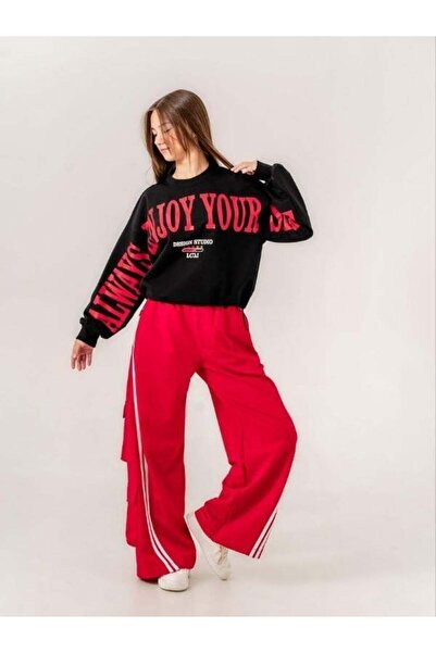 Zekids Κορίτσια Παιδιά Απολαύστε εμπριμέ φούτερ με 2 νήματα