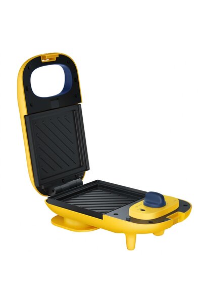 Comfee Sandwich Grill Comfee MC-JK1312P201, 600 W, placi antiaderente, timer, Galben