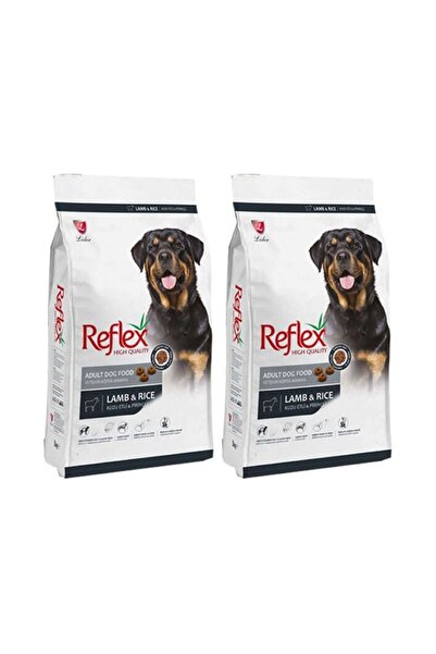 Reflex Kuzu Etli ve Pirinçli Yetişkin Köpek Maması 15 kg x 2