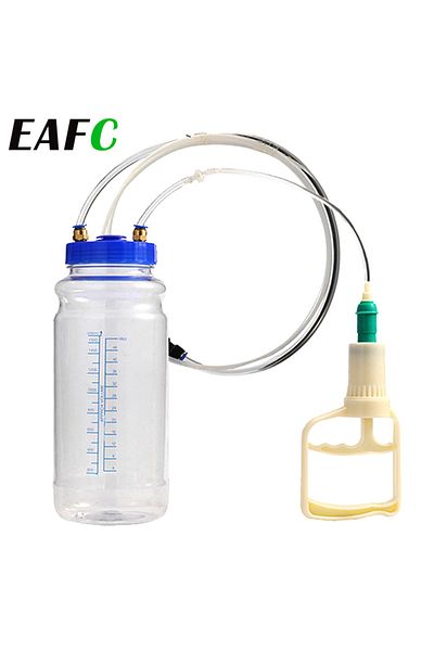 EAFC أداة صيانة مضخة يدوية لمحرك شفط وتفريغ الزيت وتغيير الزيت للسيارة والشاحنة والدراجة النارية بسعة 2 لتر...