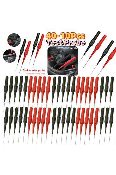 Choice 10pcs 40-10pcs 30v Instrumentation Diagnostic Tools Multimeter Test Needle Tip Probe Automotive Tool