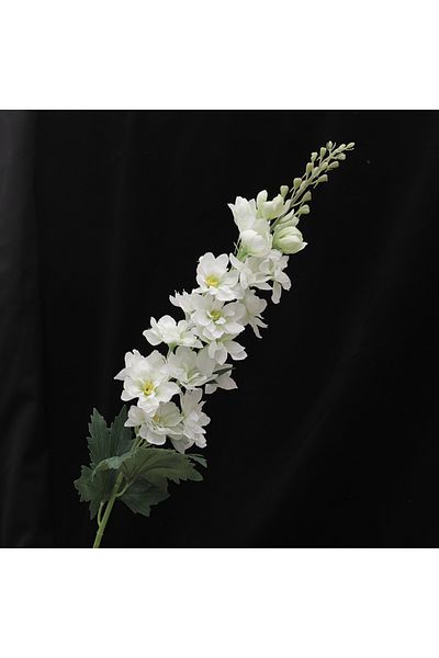 Choice White Artificial Flowers 75cm Long Branch Hyacinthus Silk Delphinium Home Living Room Vase Flower Ar