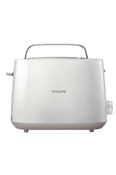 Philips Prajitor de paine Philips HD2581/00, 750 W, 2 felii, 8 setari rumenire, Grill, Alb