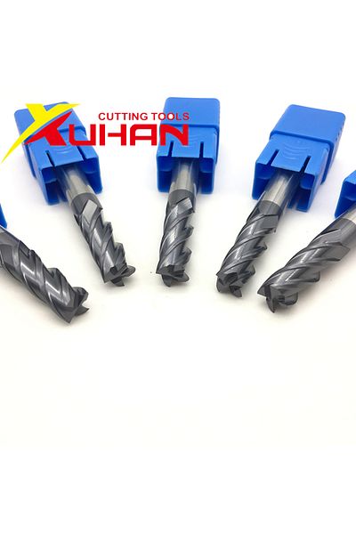 Xuhan tools 6x6dx50l-4f 1pcs Hrc50 1 2 3 4 5 6 8 10 Carbide End Mill Milling Cutting Tools Alloy Tungsten Steel