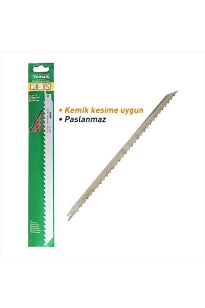 Tomax Paslanmaz Tilki Kuyruğu Bıçağı 300mm Kurban Kemik Donmuş