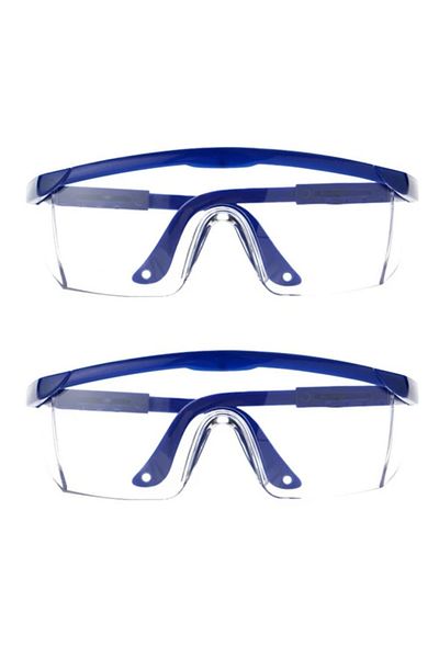 Choice Lt-2pcs Blue 2pairs Goggles Of Anti-splash Windproof And Dustproof Laboratory Industrial Riding Saf