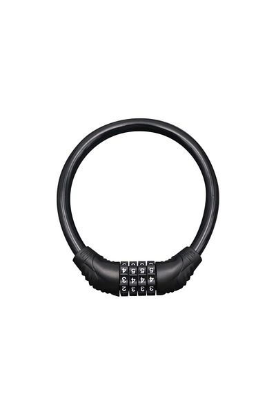 Choice Black 4 Digital Code Bicycle Cable Lock Anti-theft Alloy Steel Mtb Road Bike Cable Code Combination