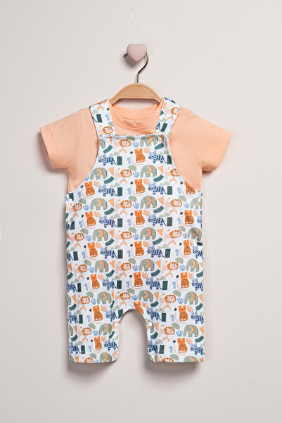 Baby Fou T-Shirt Salopet 2'li Takım