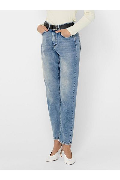 ONLY 15193864 Onlveneda Life Mom Jeans Rea7452 Jeans Pantaloni din denim elastic