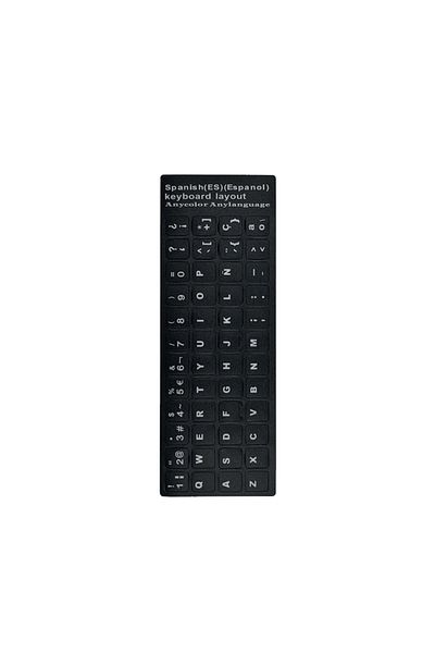 Choice Spanish Keyboard Letters Replacement Sticker English/Korean/Spanish/Italiano/Language for Computer L