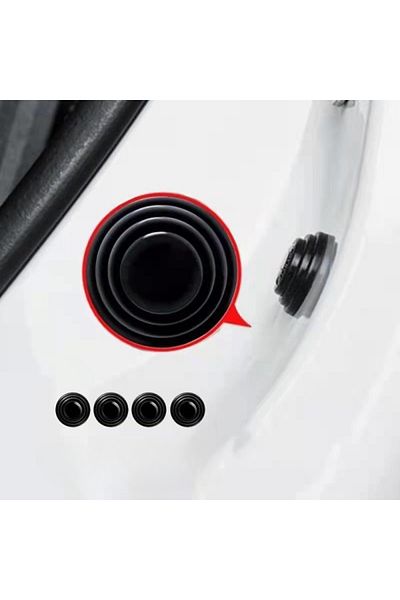 Choice 4pcs 4pcs/lot Car Trunk Sound Insulation Pad Universal Door Shock Absorbing Gasket For Vw Shockproof