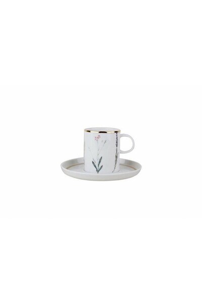 Porland Botanical Coffee Cup with Saucer 80cc