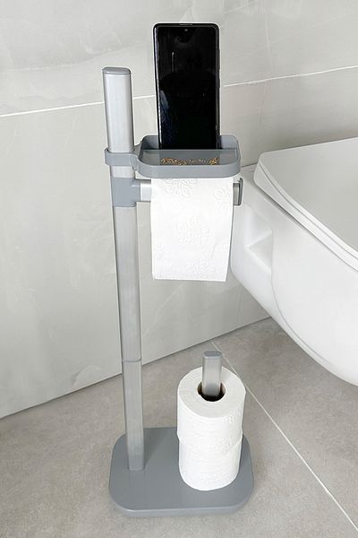 Prima Nova Θήκη για χαρτί υγείας Sui Γκρι