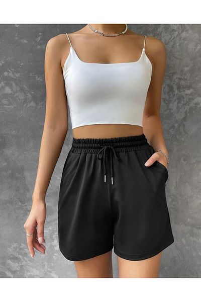 LACKH Black Casual Wear Women Short Shorts