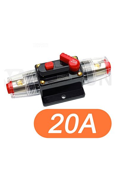 Choice قاطع الدائرة من النوع B-20a 20a إلى 300a إعادة الضبط اليدوي لنظام الصوت في السيارة المقاوم للماء والدائرة البحرية B