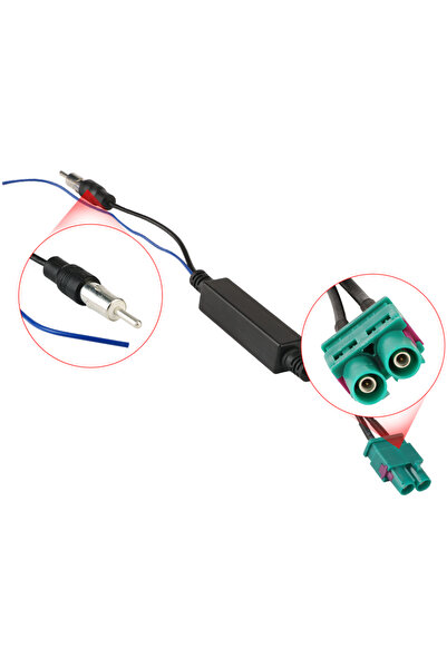 Choice سلك راديو AKAMATE لوصلات راديو فولكس فاجن المزدوجة كابل محول كابل رادي...