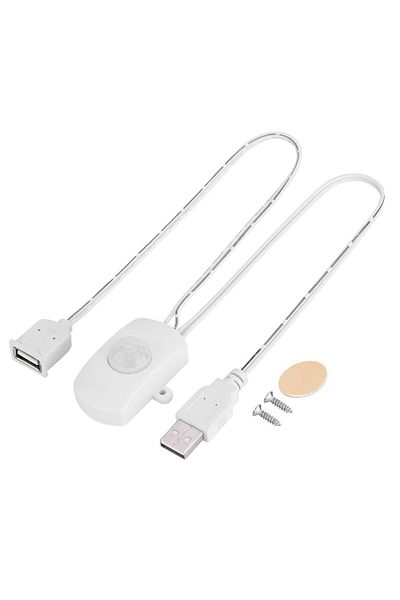 Choice White 2a Dc 5‑24v Pir Infrared Motion Sensor Detector Automatic Switch Led Strip Usb Interface