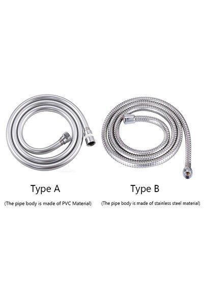 Choice1 خرطوم دش يدوي عالي الضغط من نوع B-1m مصنوع من PVC/الفولاذ المقاوم للص...