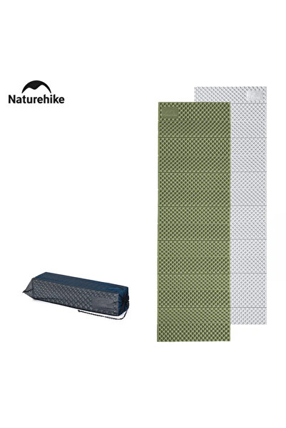 Naturehike سجادة تخييم خضراء خفيفة الوزن قابلة للطي مصنوعة من الألومنيوم ووسا...